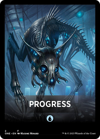 Progress Theme Card [Phyrexia: All Will Be One Tokens] - The Mythic Store | 24h Order Processing