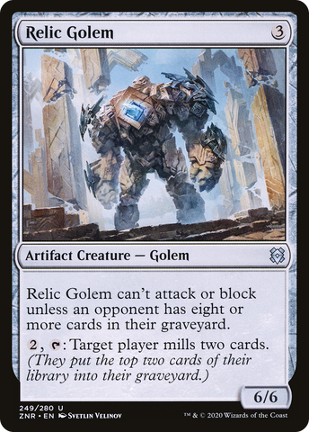 Relic Golem [Zendikar Rising] - The Mythic Store | 24h Order Processing