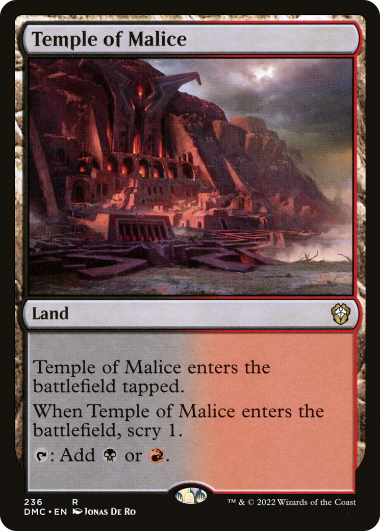 Temple of Malice [Dominaria United Commander] - The Mythic Store | 24h Order Processing