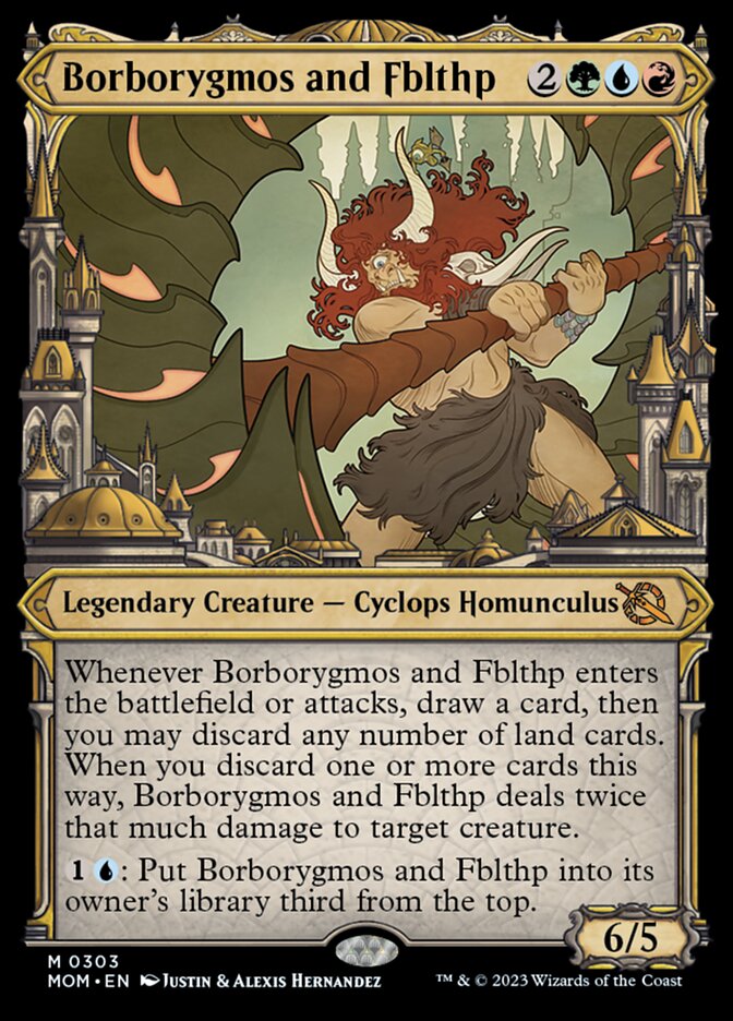 Borborygmos and Fblthp (Showcase Planar Booster Fun) [March of the Machine] - The Mythic Store | 24h Order Processing