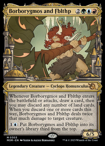 Borborygmos and Fblthp (Showcase Planar Booster Fun) [March of the Machine] - The Mythic Store | 24h Order Processing
