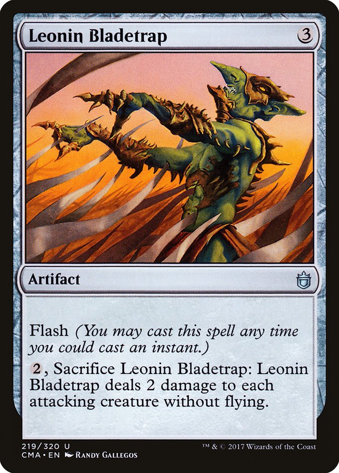 Leonin Bladetrap [Commander Anthology] - The Mythic Store | 24h Order Processing