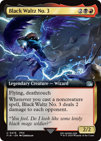 Black Waltz No. 3 (Extended Art) [FINAL FANTASY] - The Mythic Store | 24h Order Processing