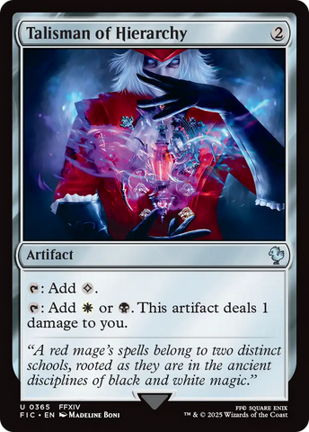 Talisman of Hierarchy [FINAL FANTASY Commander] - The Mythic Store | 24h Order Processing