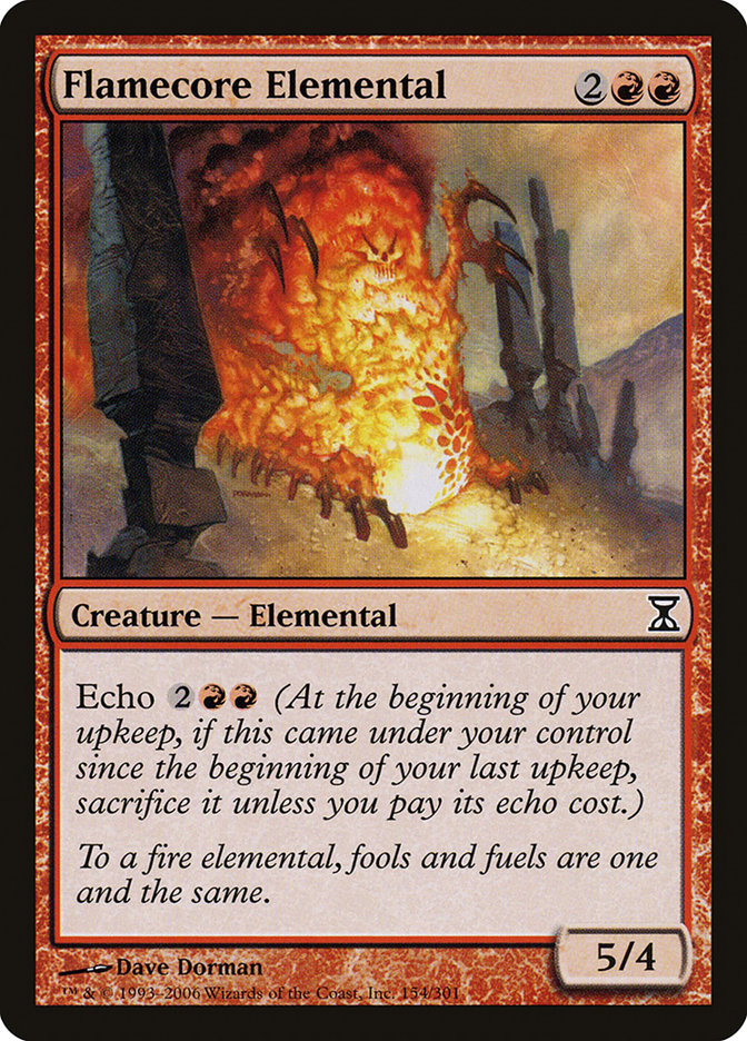 Flamecore Elemental [Time Spiral] - The Mythic Store | 24h Order Processing
