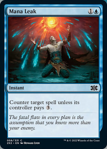 Mana Leak [Double Masters 2022] - The Mythic Store | 24h Order Processing