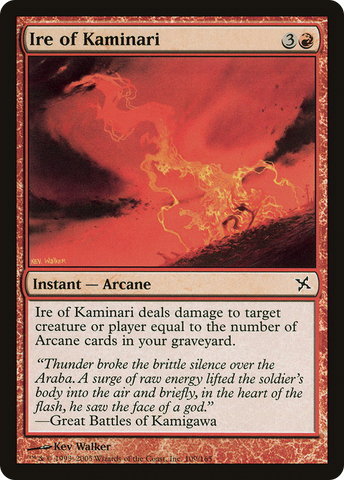 Ire of Kaminari [Betrayers of Kamigawa] - The Mythic Store | 24h Order Processing