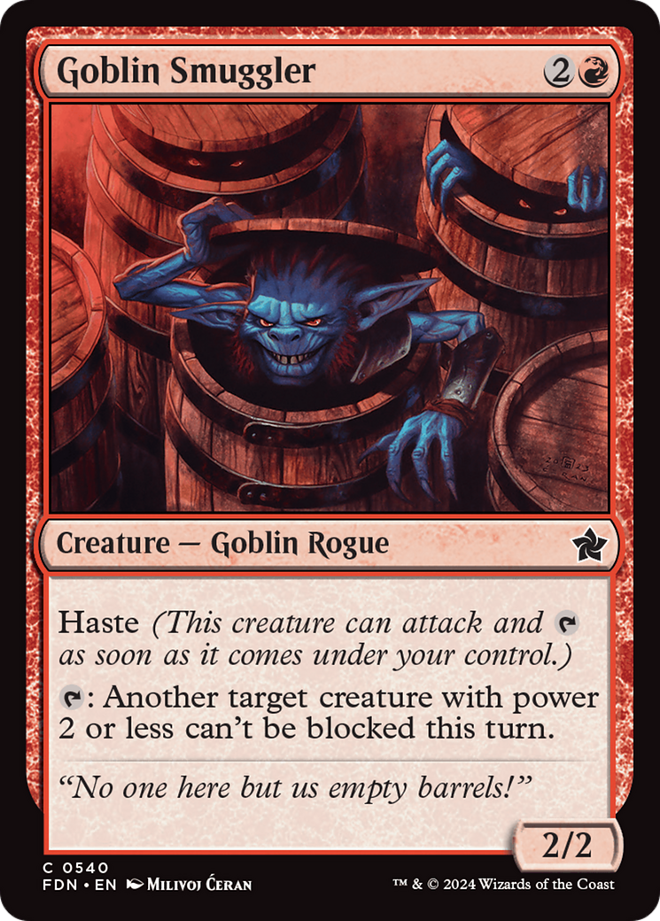 Goblin Smuggler [Foundations] - The Mythic Store | 24h Order Processing