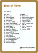 Janosch Kuhn Decklist 1997 [World Championship Decks 1997] - The Mythic Store | 24h Order Processing
