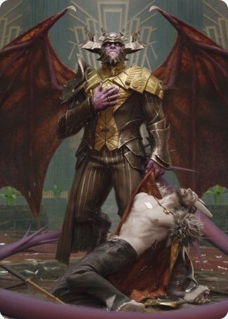 Ob Nixilis, the Adversary 1 Art Card [Streets of New Capenna Art Series] - The Mythic Store | 24h Order Processing