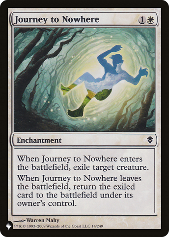 Journey to Nowhere [The List] - The Mythic Store | 24h Order Processing