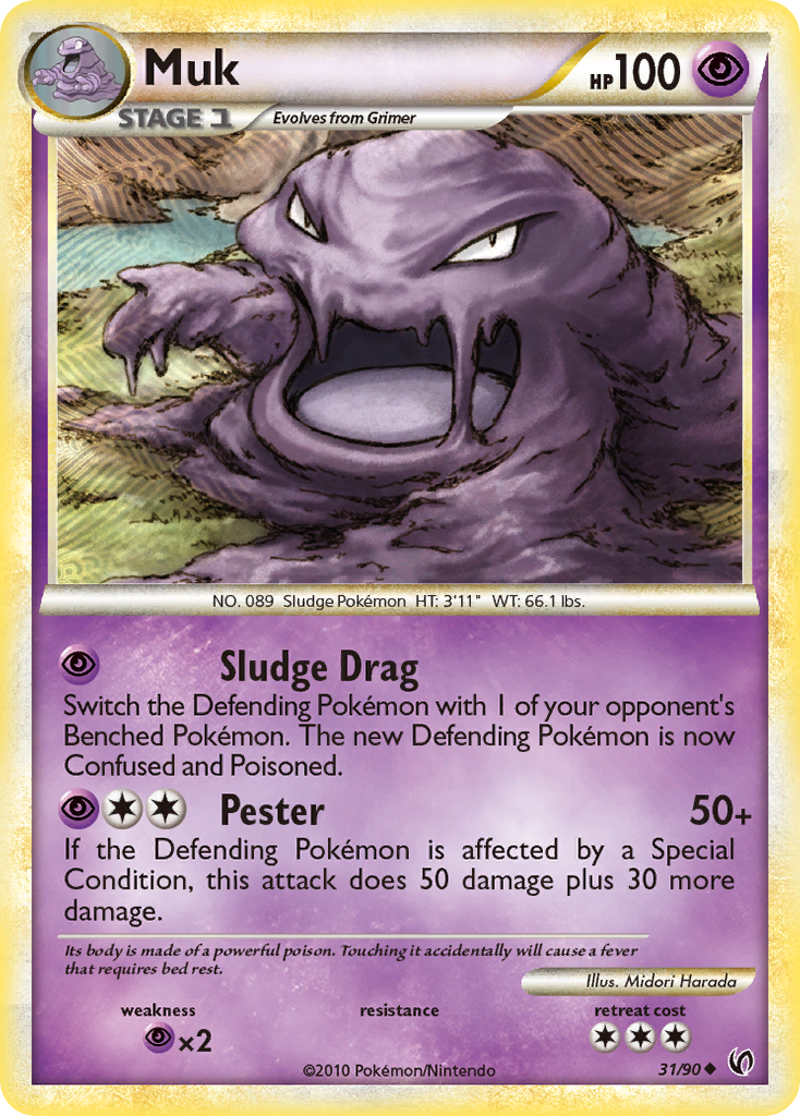 Muk (31/90) [HeartGold & SoulSilver: Undaunted] - The Mythic Store | 24h Order Processing