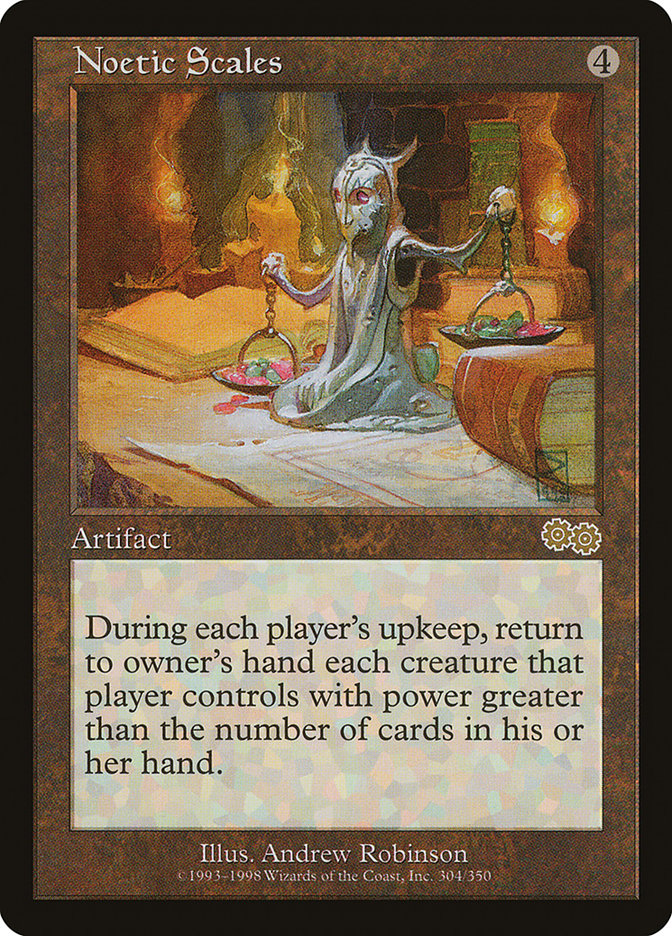 Noetic Scales [Urza's Saga] - The Mythic Store | 24h Order Processing
