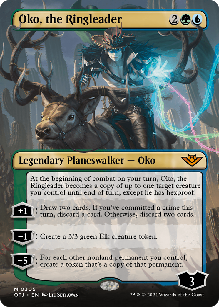 Oko, the Ringleader (Borderless) [Outlaws of Thunder Junction] - The Mythic Store | 24h Order Processing