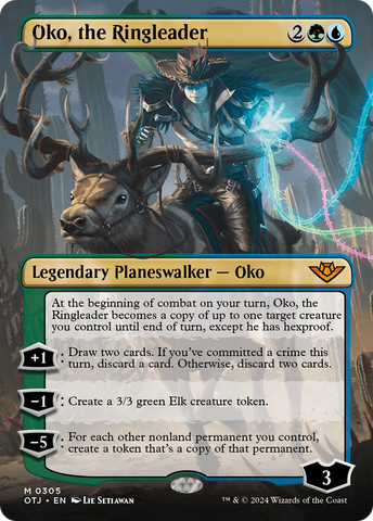 Oko, the Ringleader (Borderless) [Outlaws of Thunder Junction] - The Mythic Store | 24h Order Processing