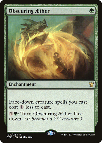 Obscuring Aether [Dragons of Tarkir] - The Mythic Store | 24h Order Processing