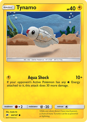 Tynamo (44/147) [Sun & Moon: Burning Shadows] - The Mythic Store | 24h Order Processing