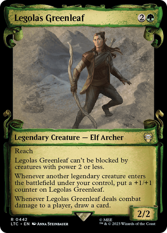 Legolas Greenleaf [The Lord of the Rings: Tales of Middle-Earth Commander Showcase Scrolls] - The Mythic Store | 24h Order Processing