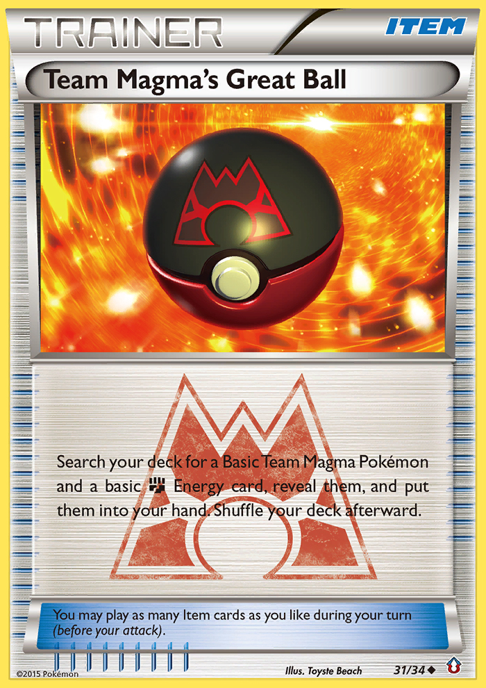 Team Magma's Great Ball (31/34) [XY: Double Crisis] - The Mythic Store | 24h Order Processing