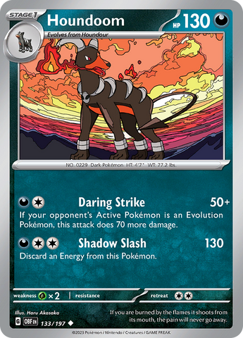 Houndoom (133/197) [Scarlet & Violet: Obsidian Flames] - The Mythic Store | 24h Order Processing