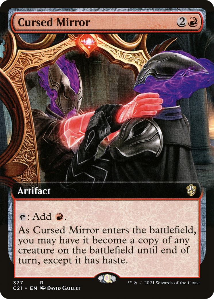 Cursed Mirror (Extended Art) [Commander 2021] - The Mythic Store | 24h Order Processing