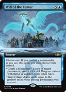 Will of the Temur (Extended Art) [Tarkir: Dragonstorm Commander] - The Mythic Store | 24h Order Processing