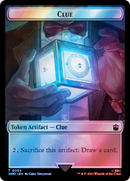 Copy // Clue (0054) Double-Sided Token (Surge Foil) [Doctor Who Tokens] - The Mythic Store | 24h Order Processing