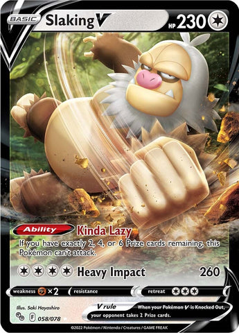 Slaking V (058/078) [Pokémon GO] - The Mythic Store | 24h Order Processing