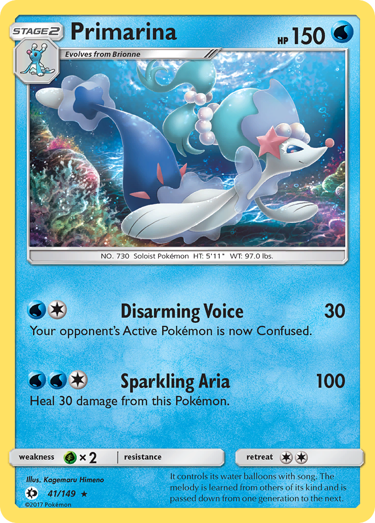 Primarina (41/149) [Sun & Moon: Base Set] - The Mythic Store | 24h Order Processing
