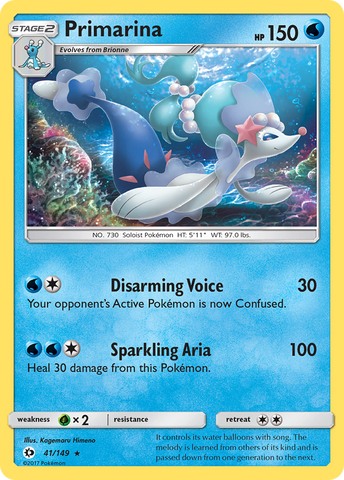 Primarina (41/149) [Sun & Moon: Base Set] - The Mythic Store | 24h Order Processing