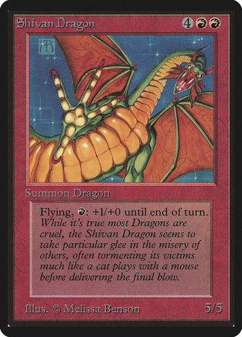 Shivan Dragon [Beta Edition] - The Mythic Store | 24h Order Processing