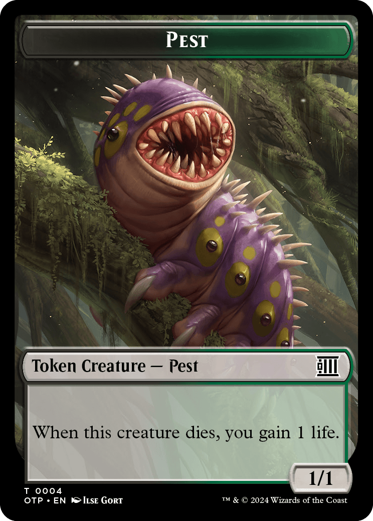 Pest // Plot Double-Sided Token [Outlaws of Thunder Junction Tokens] - The Mythic Store | 24h Order Processing