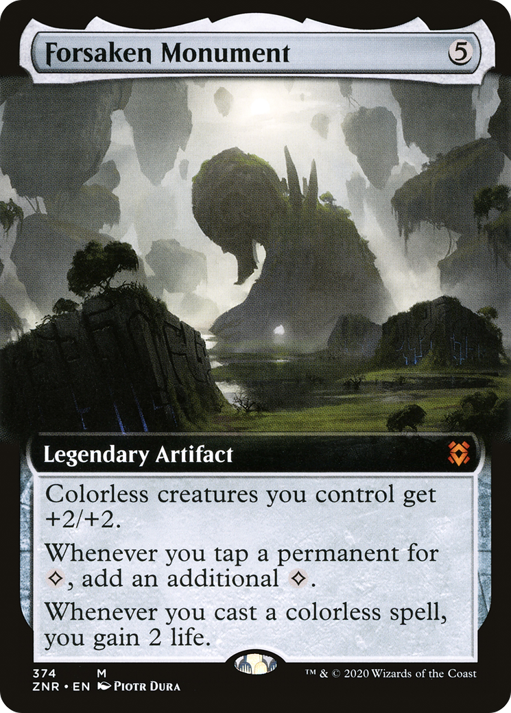 Forsaken Monument (Extended Art) [Zendikar Rising] - The Mythic Store | 24h Order Processing
