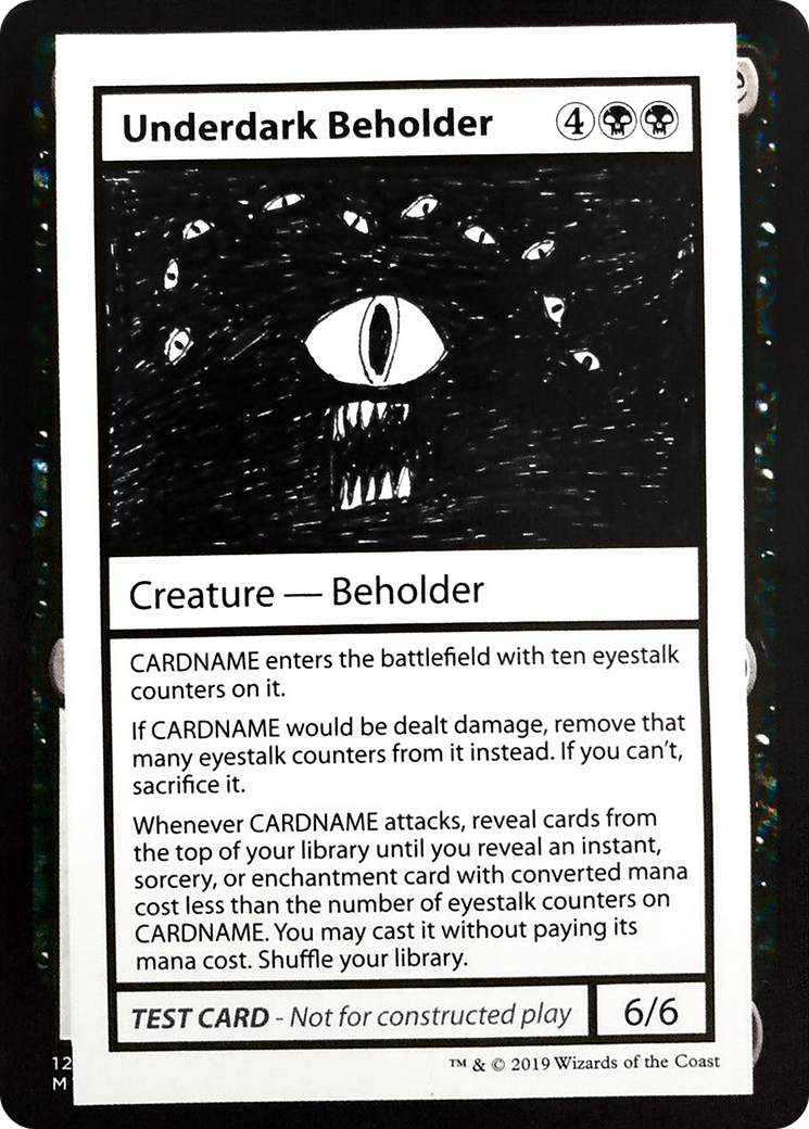 Underdark Beholder (2021 Edition) [Mystery Booster Playtest Cards] - The Mythic Store | 24h Order Processing