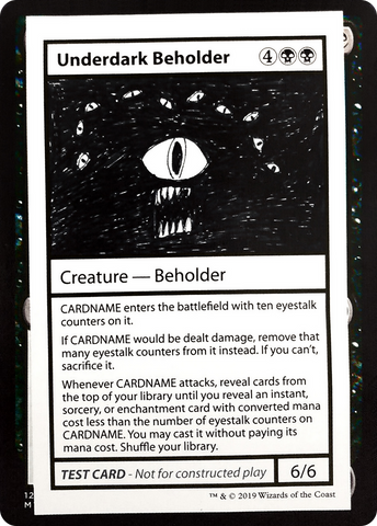 Underdark Beholder (2021 Edition) [Mystery Booster Playtest Cards] - The Mythic Store | 24h Order Processing