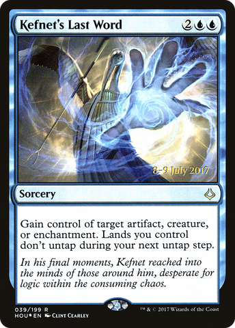 Kefnet's Last Word [Hour of Devastation Prerelease Promos] - The Mythic Store | 24h Order Processing