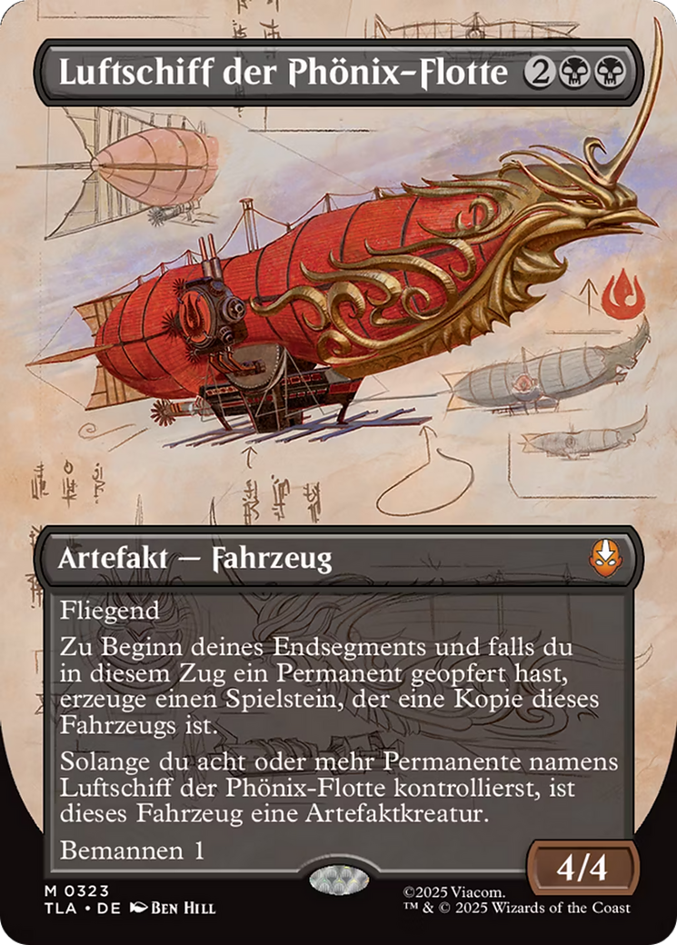 Phoenix Fleet Airship (Borderless) [Avatar: The Last Airbender] - The Mythic Store | 24h Order Processing