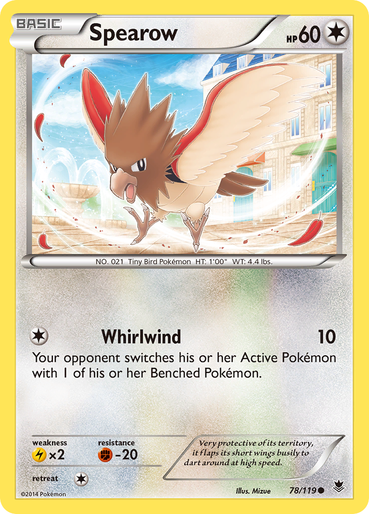 Spearow (78/119) [XY: Phantom Forces] - The Mythic Store | 24h Order Processing
