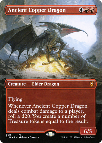 Ancient Copper Dragon (Borderless Alternate Art) [Commander Legends: Battle for Baldur's Gate] - The Mythic Store | 24h Order Processing