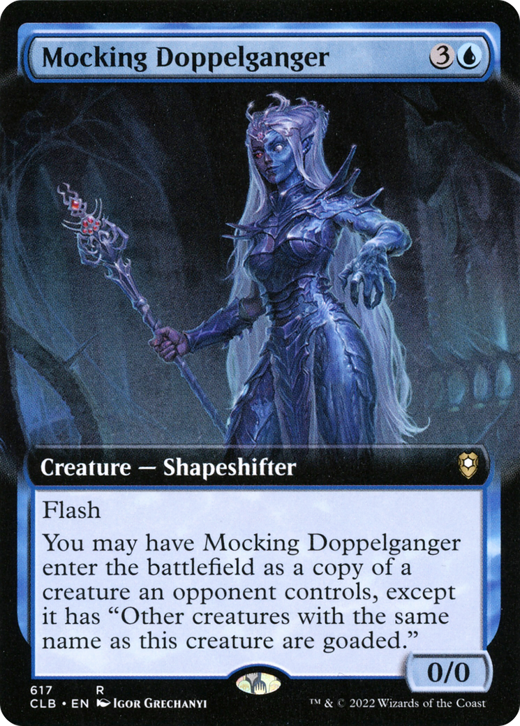 Mocking Doppelganger (Extended Art) [Commander Legends: Battle for Baldur's Gate] - The Mythic Store | 24h Order Processing
