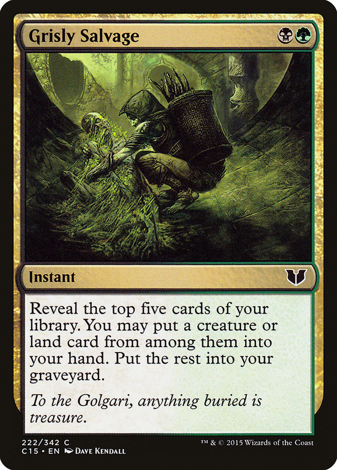 Grisly Salvage [Commander 2015] - The Mythic Store | 24h Order Processing