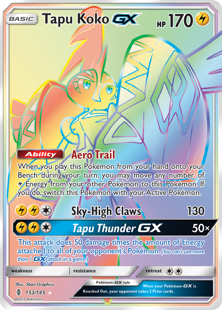 Tapu Koko GX (153/145) [Sun & Moon: Guardians Rising] - The Mythic Store | 24h Order Processing
