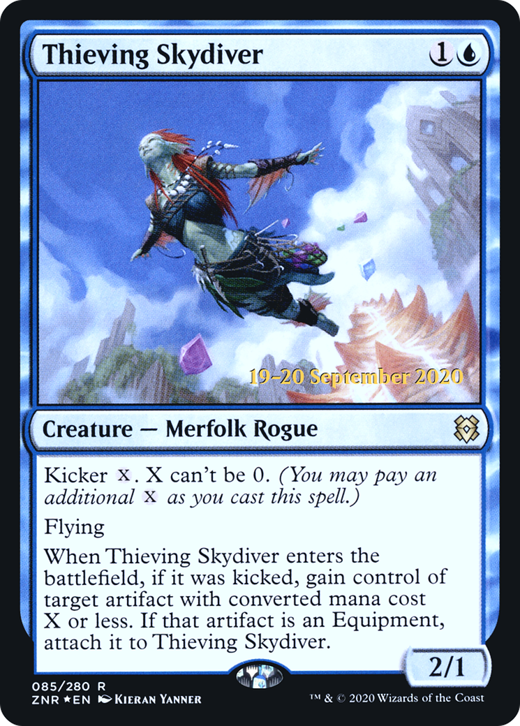 Thieving Skydiver [Zendikar Rising Prerelease Promos] - The Mythic Store | 24h Order Processing