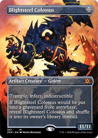 Blightsteel Colossus (Toppers) [Double Masters] - The Mythic Store | 24h Order Processing
