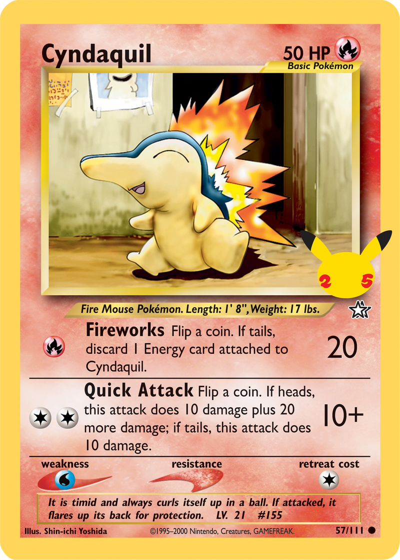 Cyndaquil (57/111) (Jumbo Card) [First Partner Pack] - The Mythic Store | 24h Order Processing