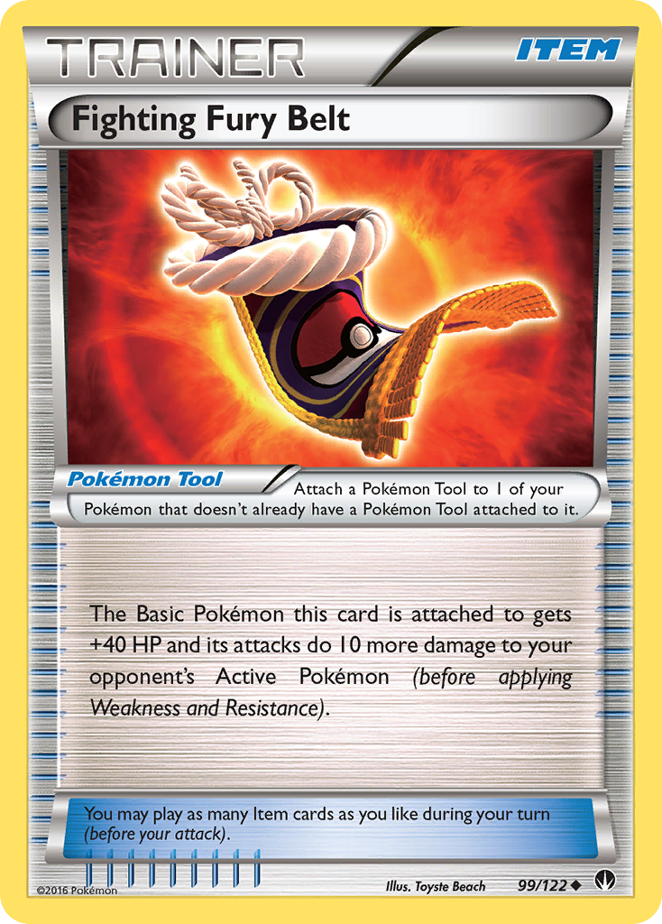 Fighting Fury Belt (99/122) [XY: BREAKpoint] - The Mythic Store | 24h Order Processing