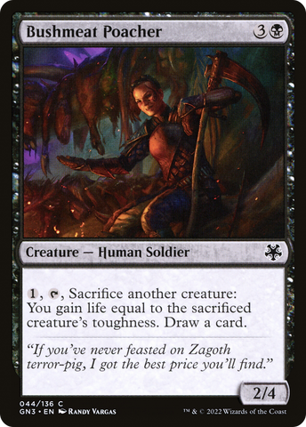 Bushmeat Poacher [Game Night: Free-for-All] - The Mythic Store | 24h Order Processing