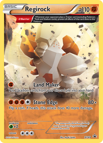 Regirock (XY49) [XY: Black Star Promos] - The Mythic Store | 24h Order Processing