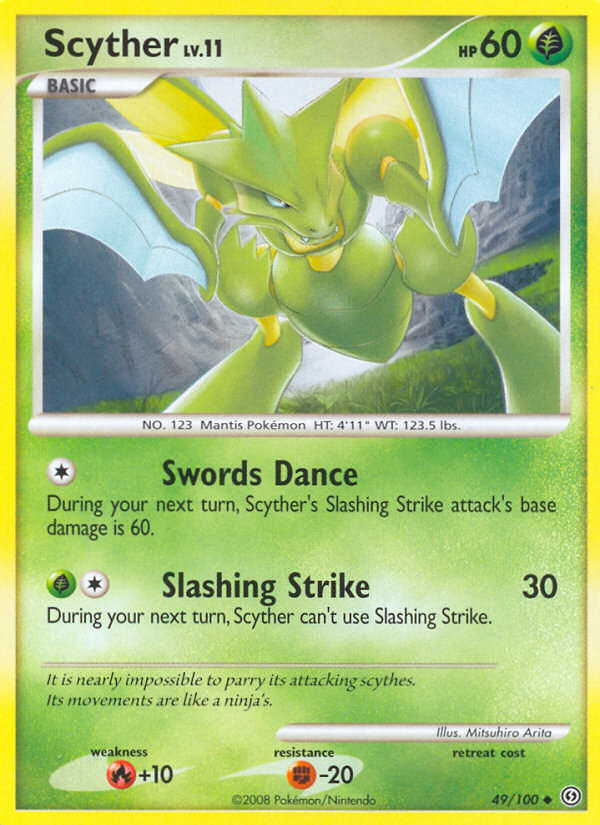 Scyther (49/100) [Diamond & Pearl: Stormfront] - The Mythic Store | 24h Order Processing