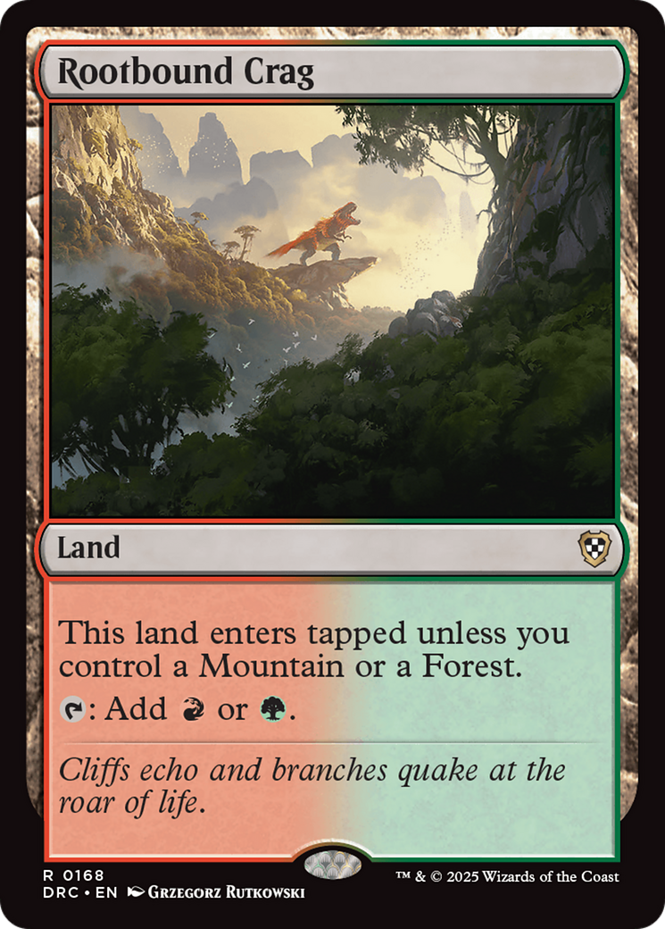 Rootbound Crag [Aetherdrift Commander] - The Mythic Store | 24h Order Processing